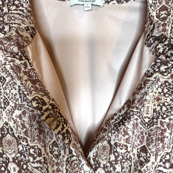 Madewell Kaleidoscope Boho Peasant Blouse, Size Small - Picture 8 of 10